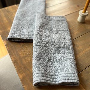 Restoration Hardware Linen Shams - Pale Blue